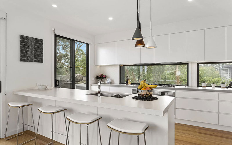 Galley Shaped Kitchen