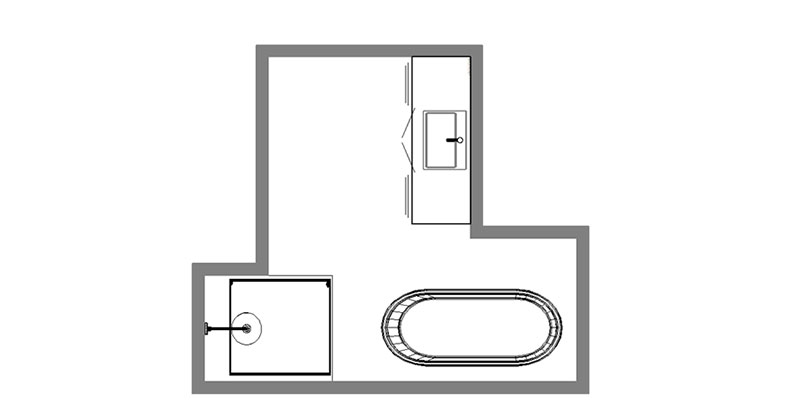 Second Floorplan - Bathroom & Ensuite Beaufort